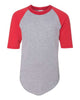 Athletic Heather / Red