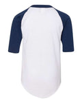 Augusta Sportswear 4421 White/ Navy — back