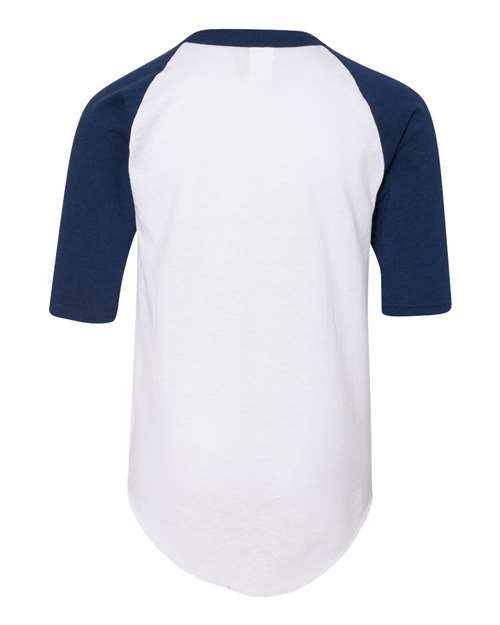 Augusta Sportswear 4421 White/ Navy — back