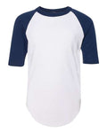 Augusta Sportswear 4421 White/ Navy — front