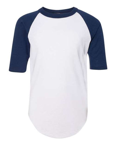 Augusta Sportswear 4421 White/ Navy — front