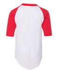 Augusta Sportswear 4421 White/ Red — back