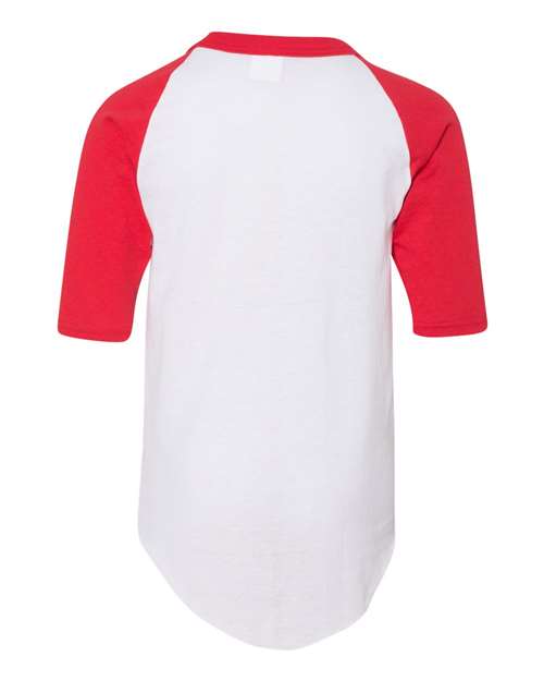 Augusta Sportswear 4421 White/ Red — back