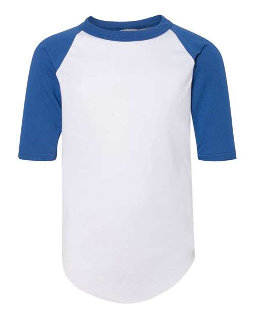 Augusta Sportswear 4421 White/ Royal — front