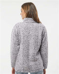 J. America 8451 Black Heather — on model back