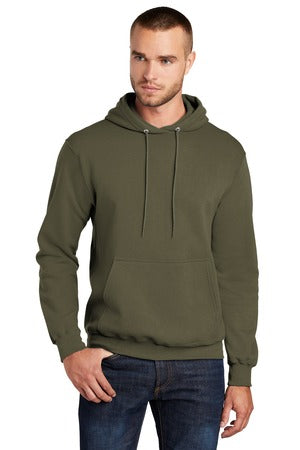 Unisex Core Fleece Pullover Hoodie - Olive Drab Green
