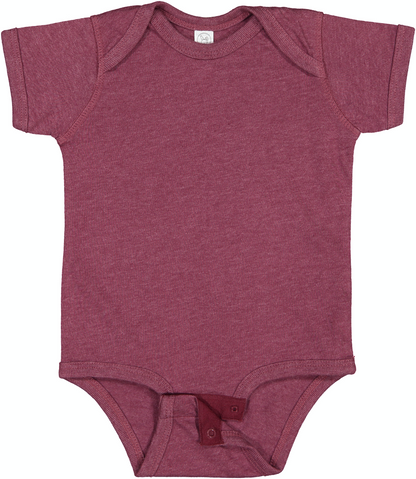 Infant Fine Jersey Bodysuit - Vintage Burgundy