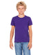 Bella + Canvas 3001Y - Youth Jersey T-Shirt - Team Purple