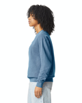 Unisex Lighweight Cotton Crewneck Sweatshirt - Blue Jean