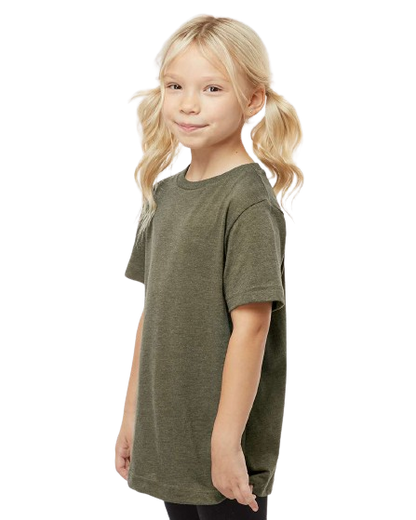 Youth Fine Jersey T-Shirt - Vintage Military Green