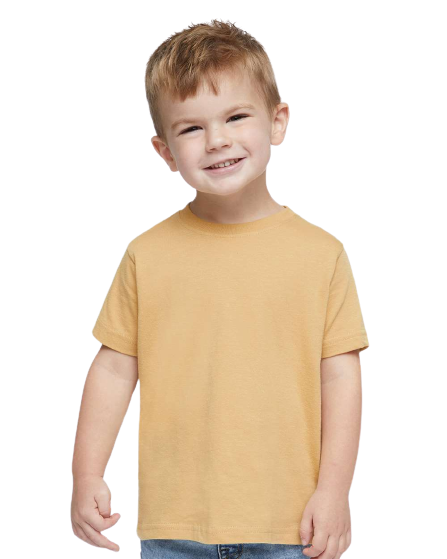 Toddler Fine Jersey T-Shirt - Latte