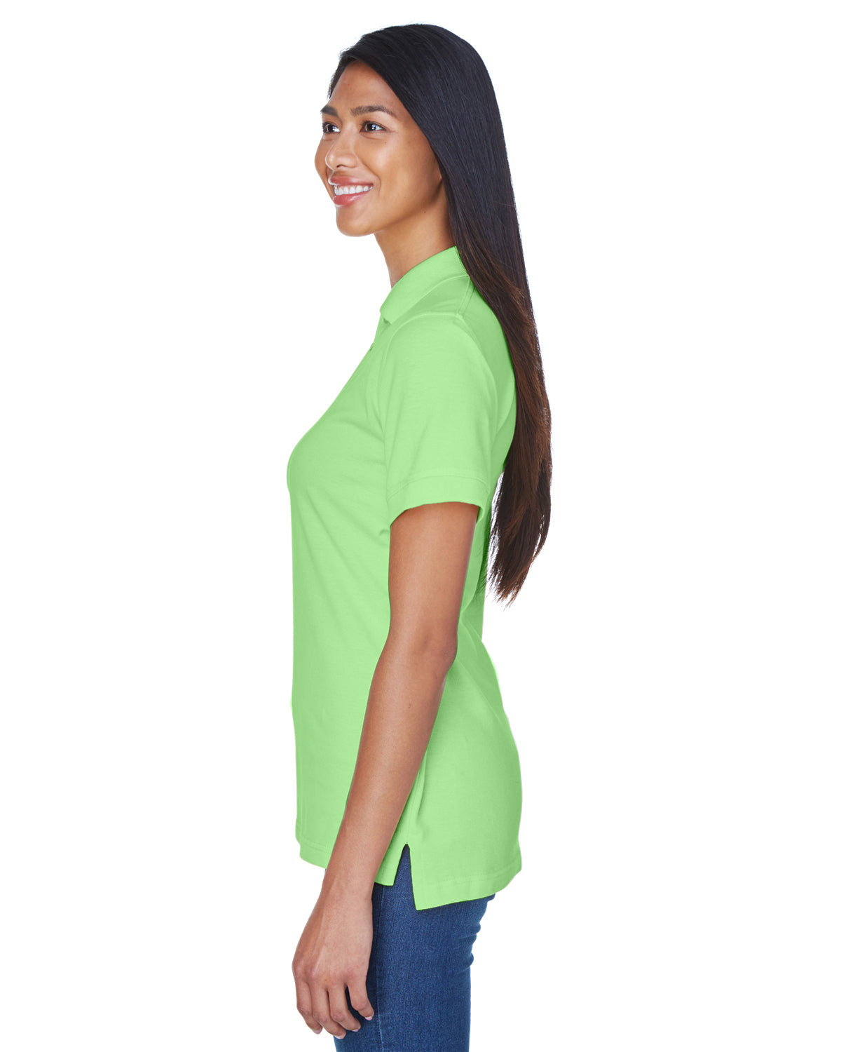 Women's Classic Piqué Polo - Apple