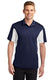 Sport-Tek ST655 - Men's Side Blocked Micropique Sport-Wick Polo - True Navy / White