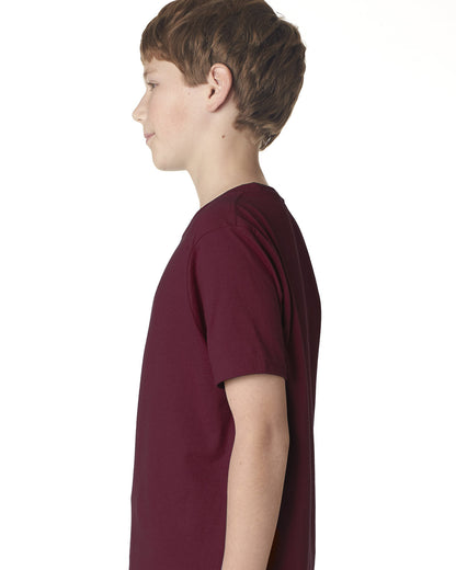 Youth Cotton Crew - Maroon