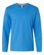 LAT 6918 - Forward Shoulder Long Sleeve Fine Jersey Tee - Tradewind/Titanium