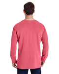 Unisex French Terry Crew With Pocket - Watermelon