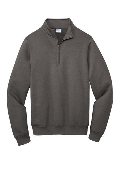 Unisex Core Fleece 1/4-Zip Pullover Sweatshirt - Charcoal