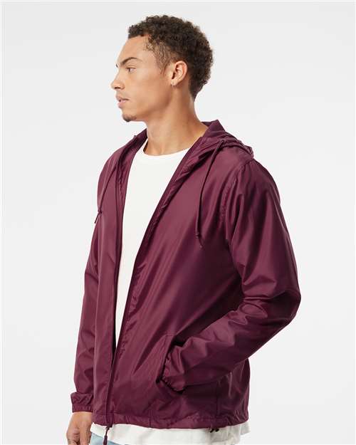 Independent Trading Co. EXP54LWZ Maroon — on model side