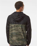 Independent Trading Co. EXP54LWZ Black/ Forest Camo — on model back