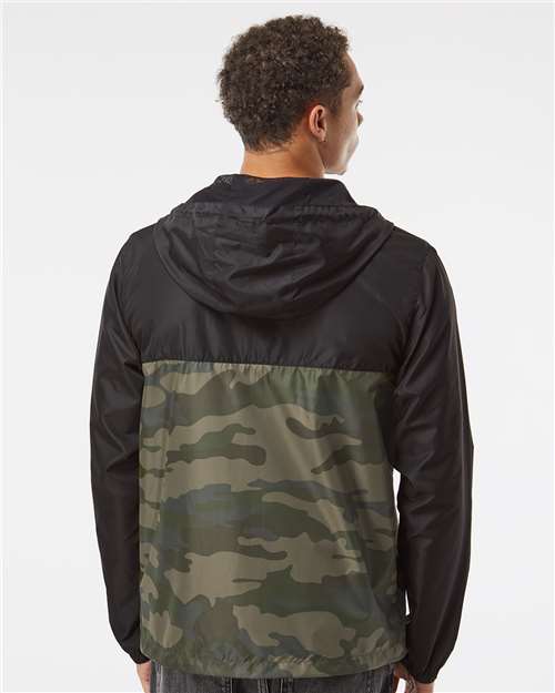 Independent Trading Co. EXP54LWZ Black/ Forest Camo — on model back