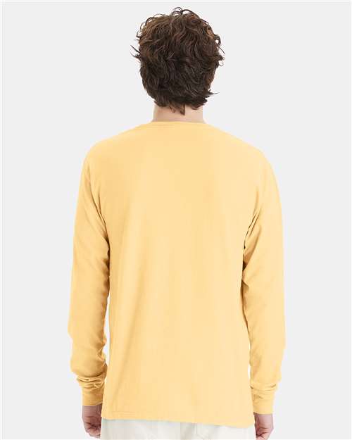 ComfortWash by Hanes GDH200 Summer Squash Yellow — on model back