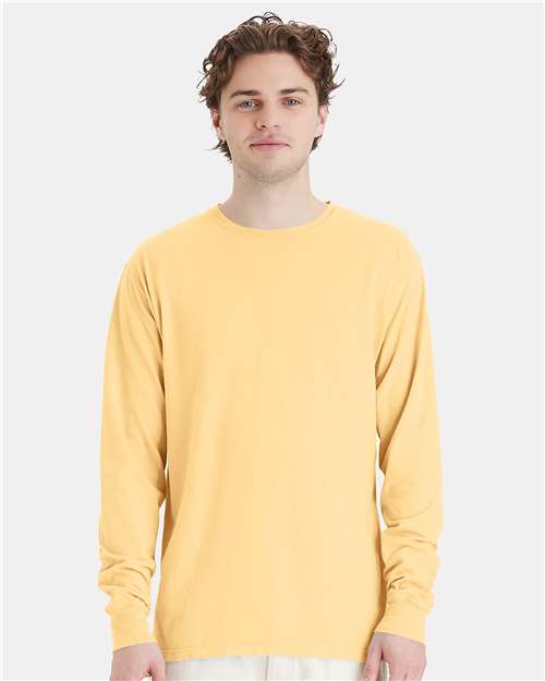 ComfortWash by Hanes GDH200 Summer Squash Yellow — on model front