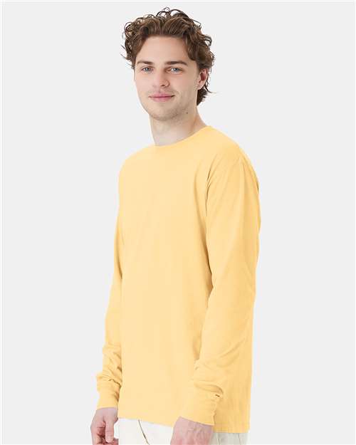 ComfortWash by Hanes GDH200 Summer Squash Yellow — on model side
