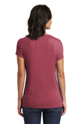 Women's Very Important Tee V-Neck - Heather Cardinal