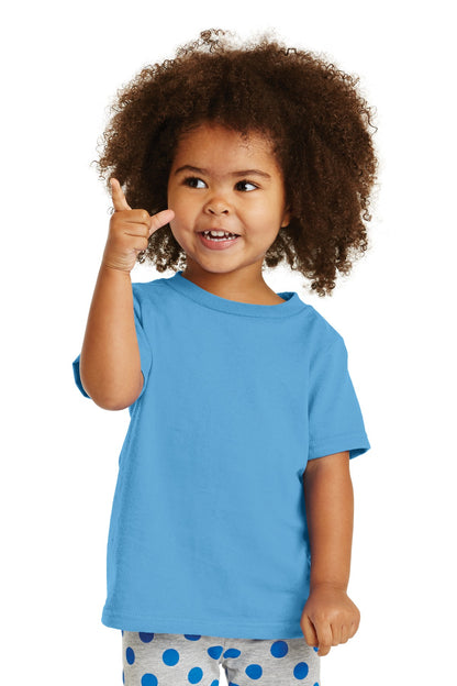 Toddler Core Cotton Tee - Aquatic Blue