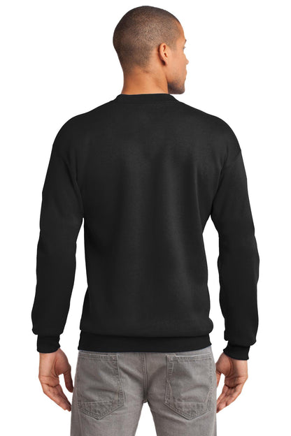 Unisex Tall Essential Fleece Crewneck Sweatshirt - Jet Black