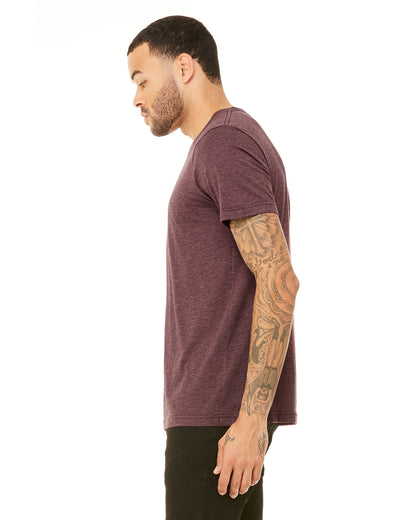 Unisex Heather CVC T-Shirt - Heather Maroon