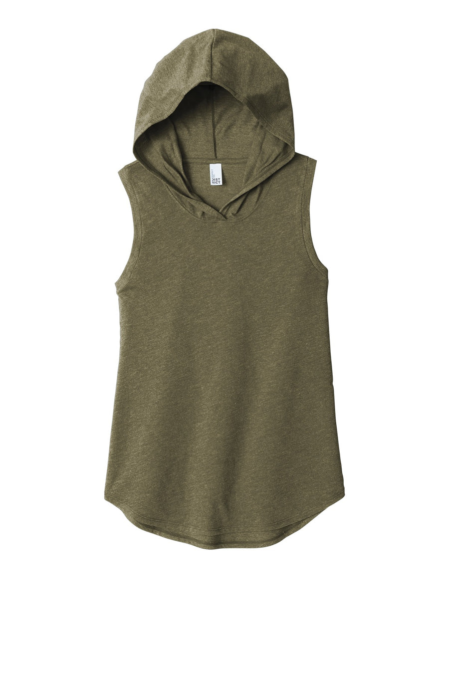 Women's Perfect Tri Sleeveless Hoodie - Miltry Green Frost