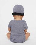 Rabbit Skins 4400 Granite Heather — on model back
