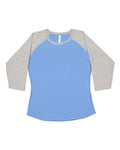 LAT 3530 Carolina Blue/ Vintage Heather — front