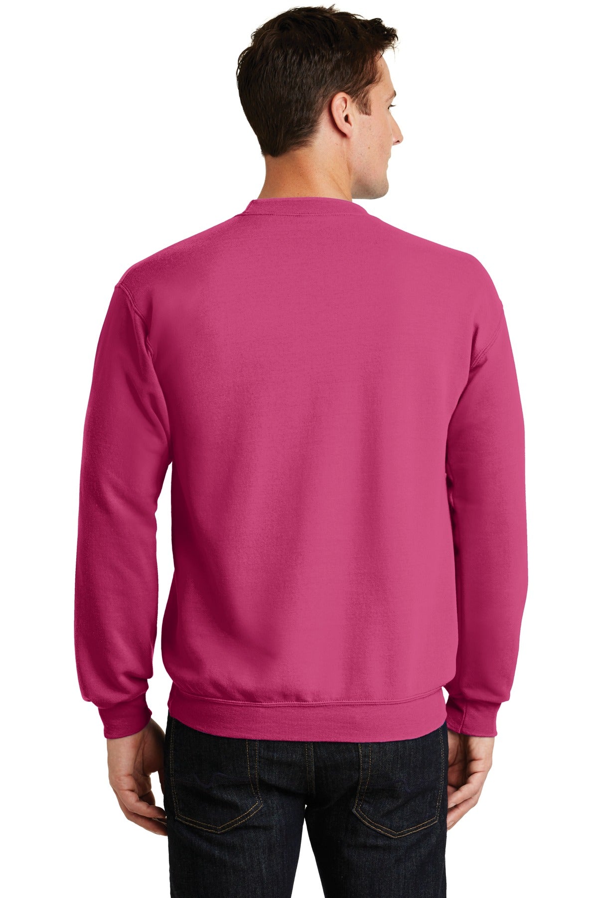 Unisex Core Fleece Crewneck Sweatshirt - Sangria