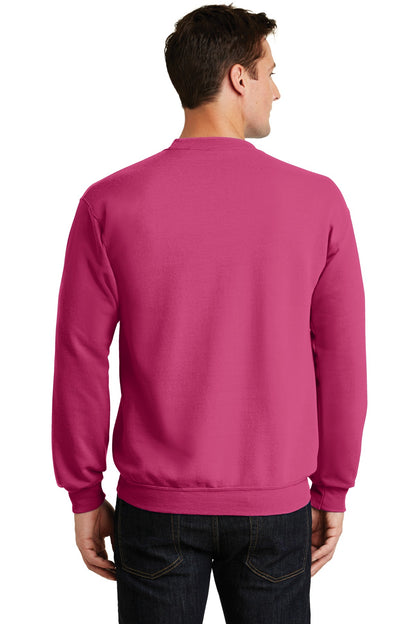 Unisex Core Fleece Crewneck Sweatshirt - Sangria