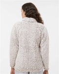 J. America 8451 Oatmeal Heather — on model back