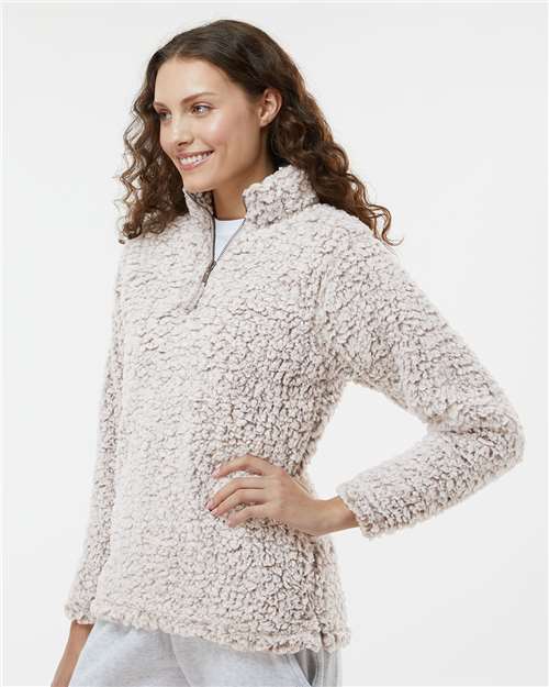 J. America 8451 Oatmeal Heather — on model side