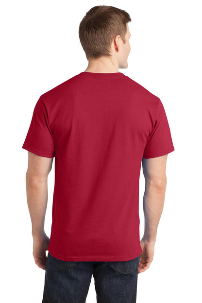 Unisex Ring Spun Cotton Tee - Red