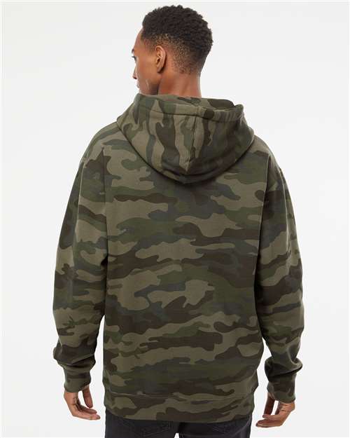 Independent Trading Co. IND4000 Forest Camo — on model back