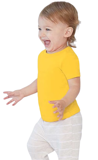Infant Cotton Jersey T-Shirt - Gold