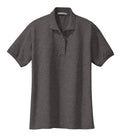 Women's Silk Touch Polo - Charcoal Heather Gray