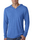 Next Level N6021 - Unisex Triblend Long-Sleeve Hoodie - Vintage Royal