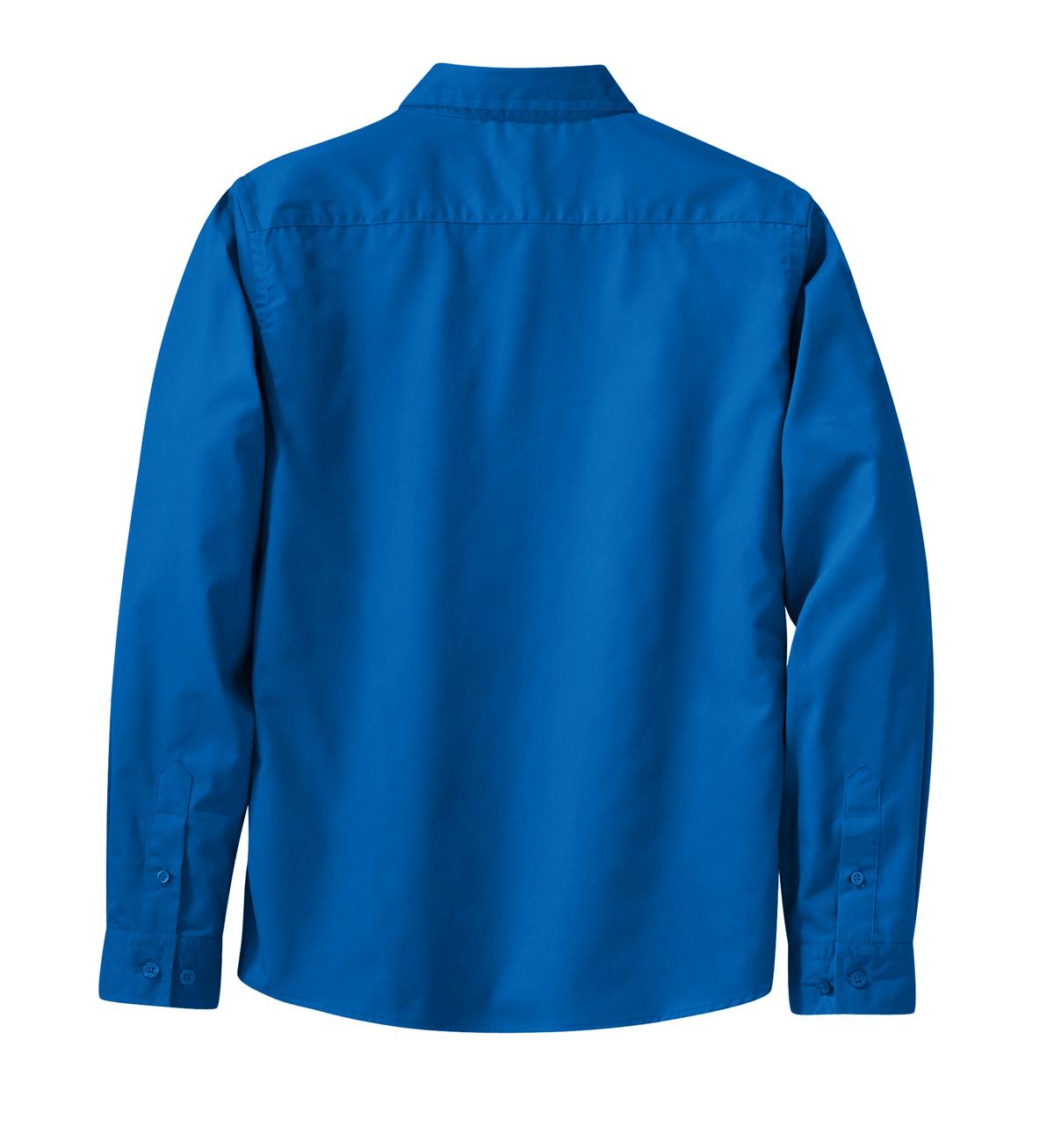Women's Long Sleeve Easy Care Shirt - Strong Blue