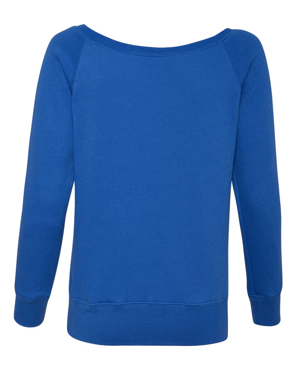 Women's Sponge Fleece Wide Neck Sweatshirt - True Royal