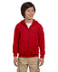 Gildan G186B - Youth Heavy Blend™ 50/50 Full-Zip Hoodie - Red