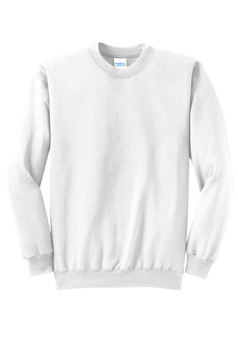 Unisex Core Fleece Crewneck Sweatshirt - White