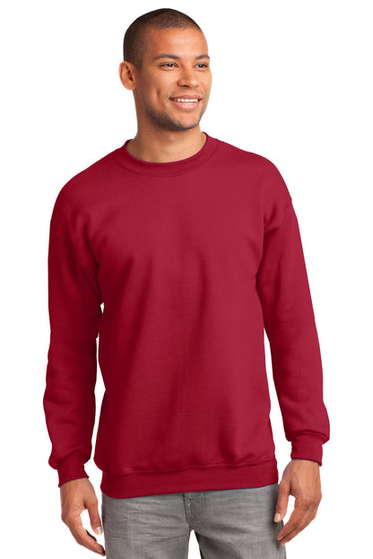 Unisex Tall Essential Fleece Crewneck Sweatshirt - Red