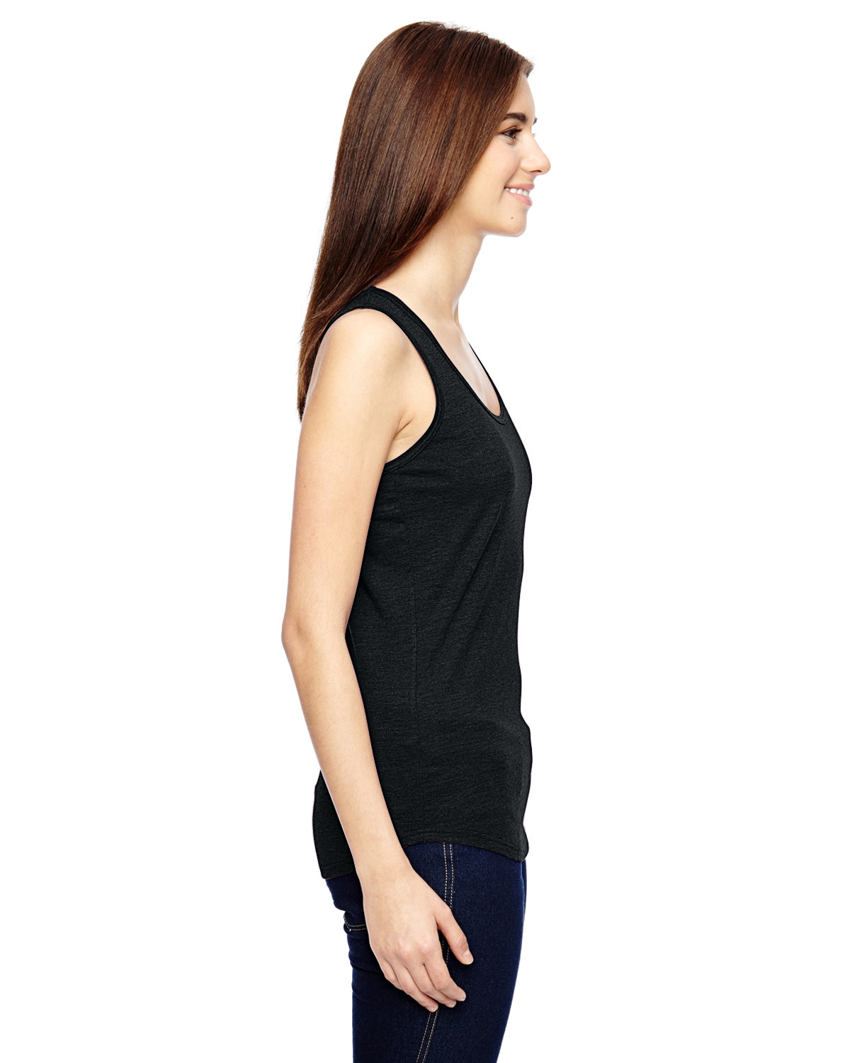 Women's Triblend Racerback Tank - Black