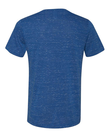 Unisex Jersey Short-Sleeve V-Neck T-Shirt - True Royal Marble